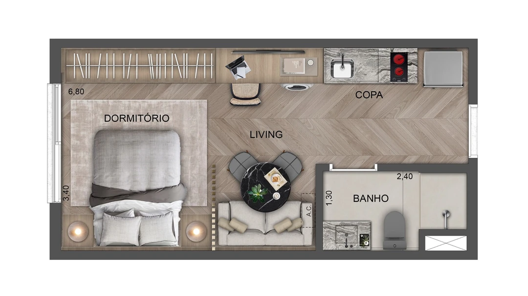 25m² - Residences